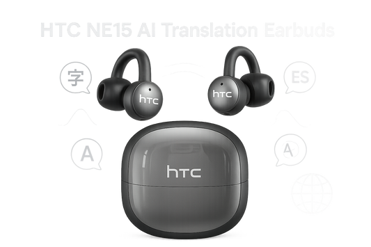 HTC NE15 AI Translation Earbuds: Breaking Language Barriers with Advanced Technology