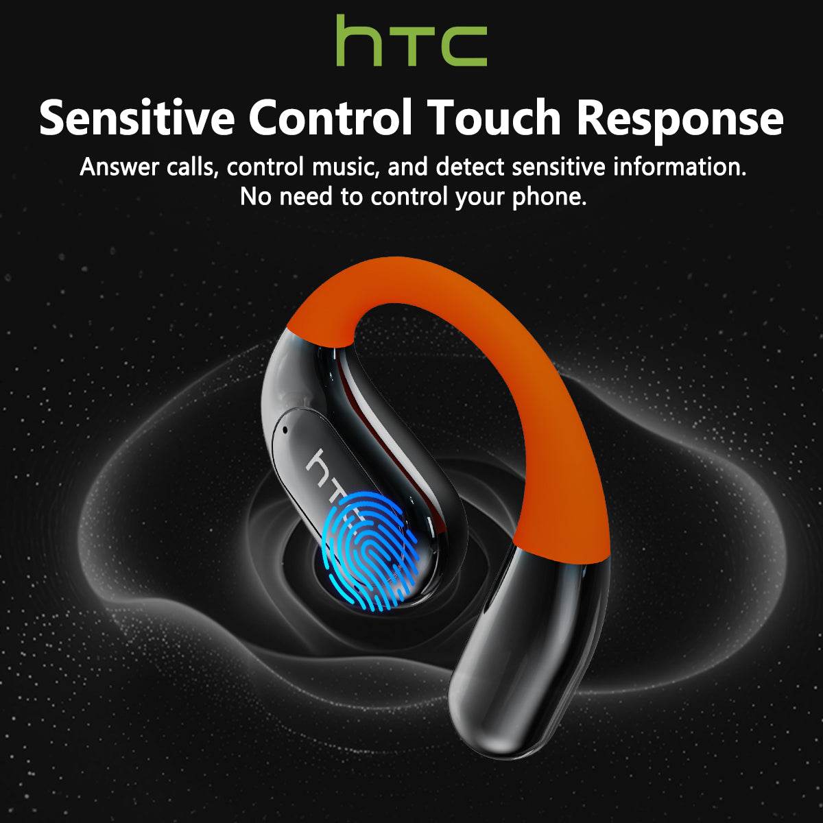 HTC NE36 Wireless 6.0 audifonos bluetooth noise cancelling headphones High Fidelity Waterproof HIFI Sound Quality | Suitable for Office, Sports, Study and Audio Calls | Built-in Microphone | Earphones - HTCTOP