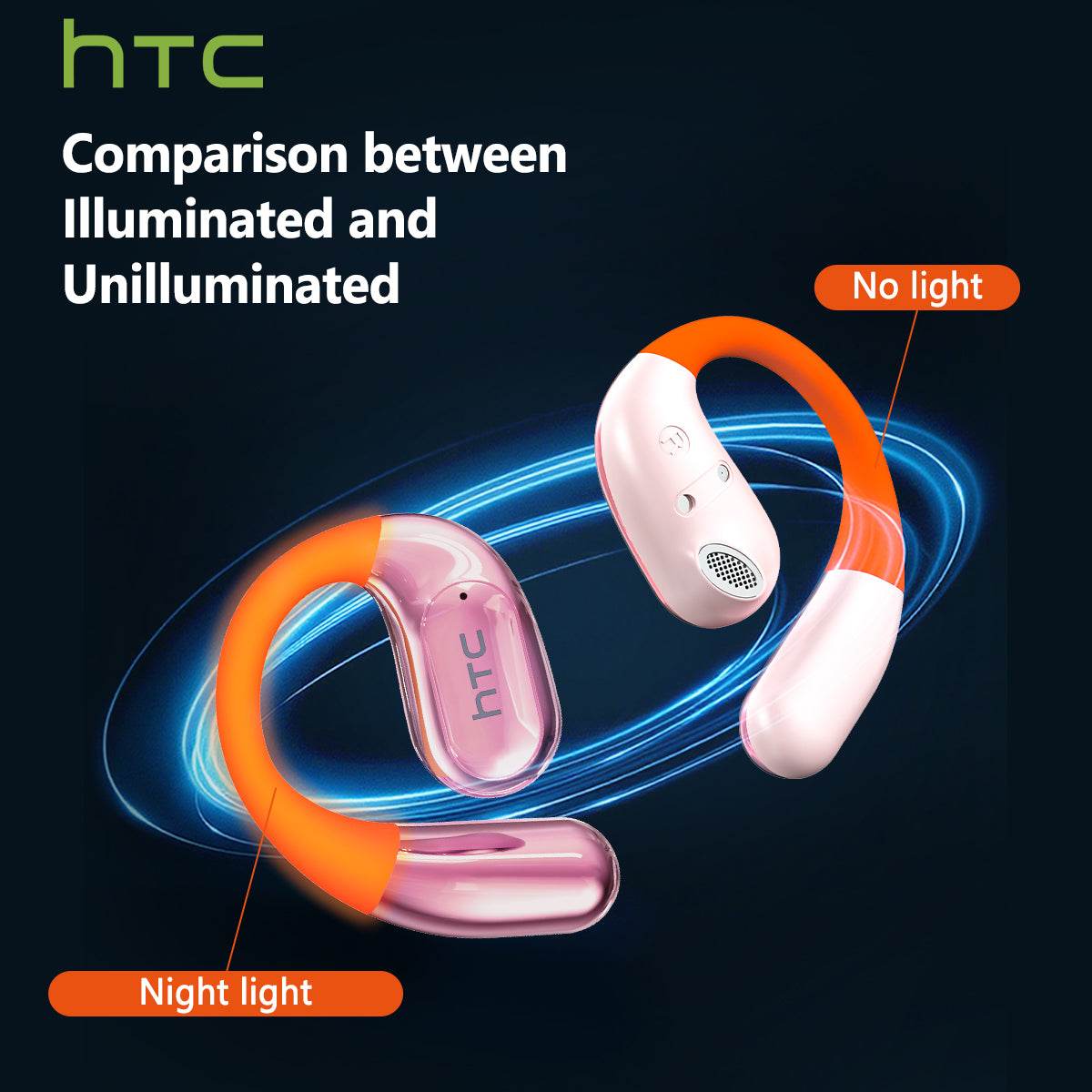 HTC NE36 Wireless 6.0 audifonos bluetooth noise cancelling headphones High Fidelity Waterproof HIFI Sound Quality | Suitable for Office, Sports, Study and Audio Calls | Built-in Microphone | Earphones - HTCTOP