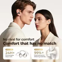 HTC NE56 Bluetooth V6.0 Earphones OWS Ear clip Sports Wireless Headphones Noise Reduction Calls Ultra-light Earclip Earbuds - HTCTOP