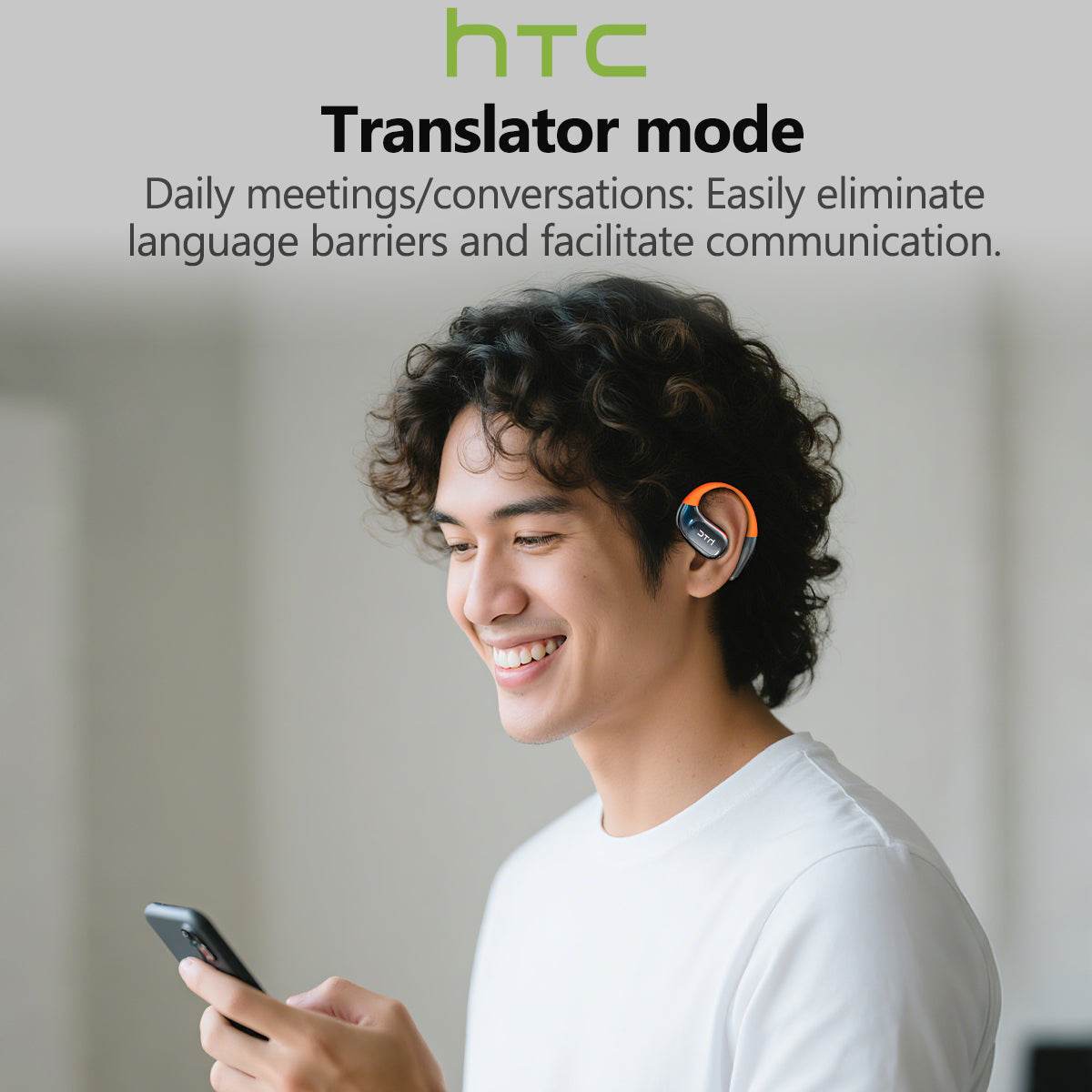 HTC NE36 Wireless 6.0 audifonos bluetooth noise cancelling headphones High Fidelity Waterproof HIFI Sound Quality | Suitable for Office, Sports, Study and Audio Calls | Built-in Microphone | Earphones - HTCTOP