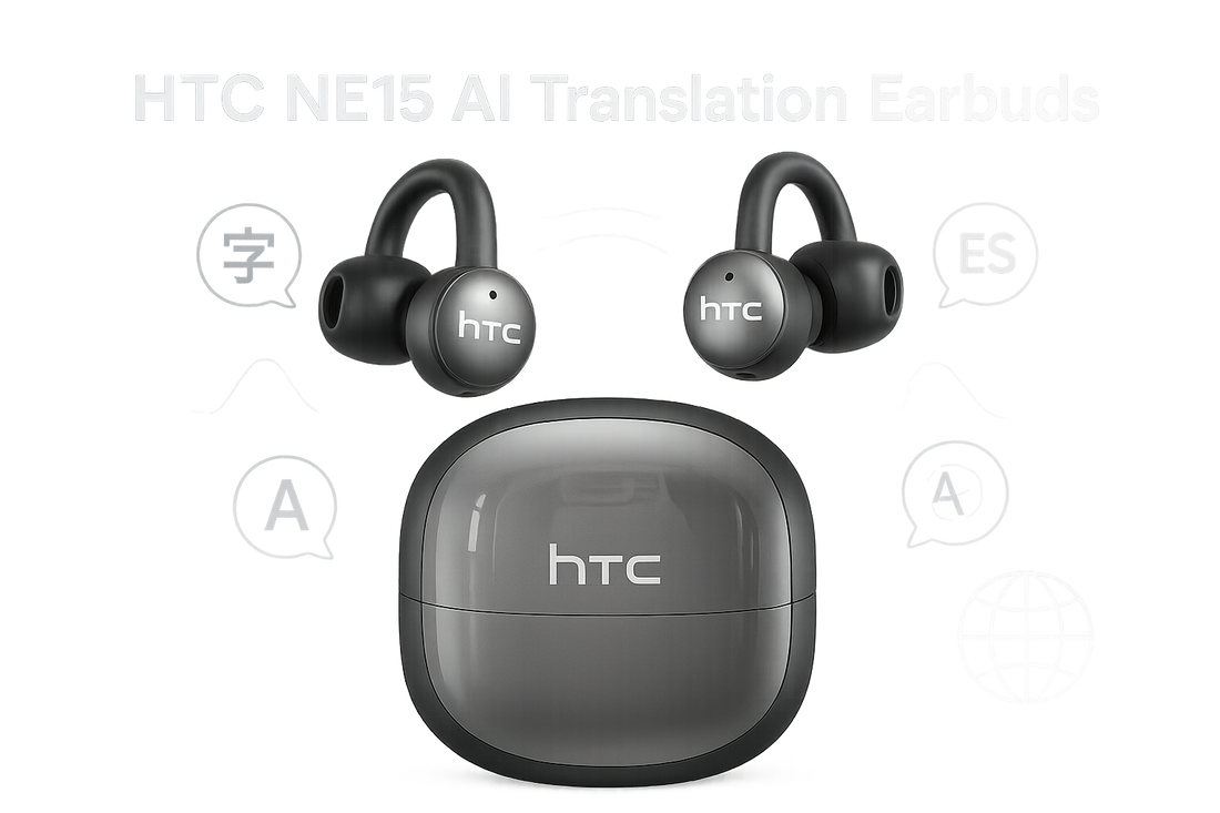 HTC NE15 AI Translation Earbuds: Breaking Language Barriers with Advanced Technology