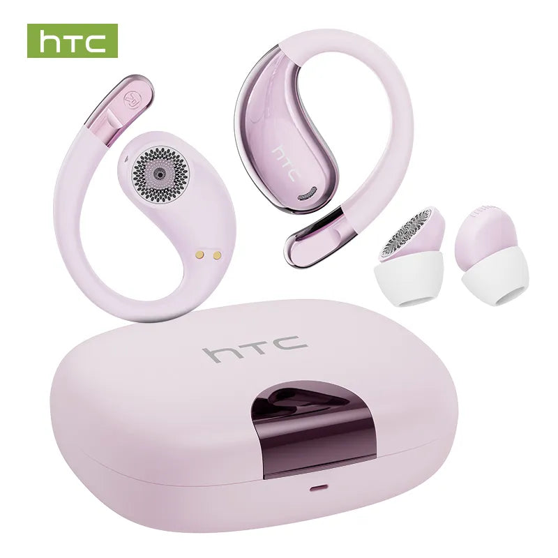 Auriculares inalámbricos HTC NE22 Bluetooth V6.0 TWS/OWS HD para llamadas, deportivos, con reducción de ruido y traductor.