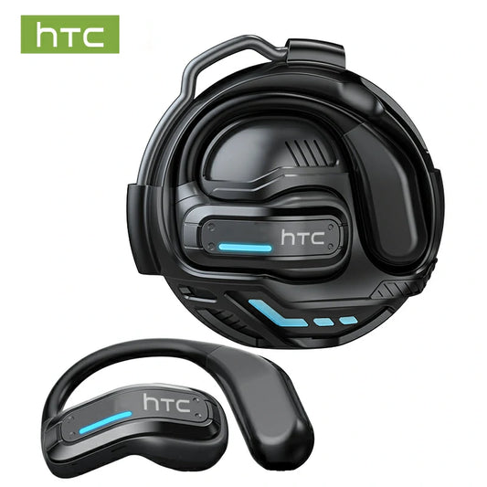 HTC NE02 OWS Bluetooth Headset: 360° Surround Sound, Open-Ear Comfort & Long Battery Life