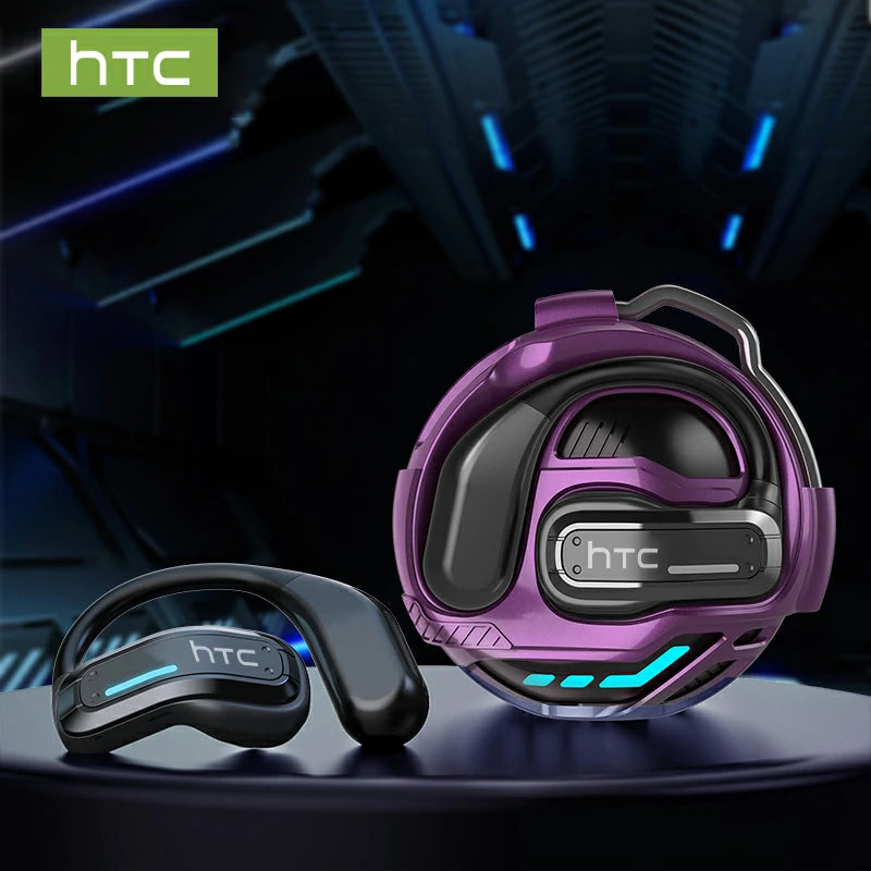 Casque Bluetooth HTC NE02 OWS : son surround 360°, confort d'écoute ouvert et longue durée de vie de la batterie