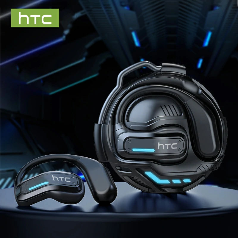 Casque Bluetooth HTC NE02 OWS : son surround 360°, confort d'écoute ouvert et longue durée de vie de la batterie