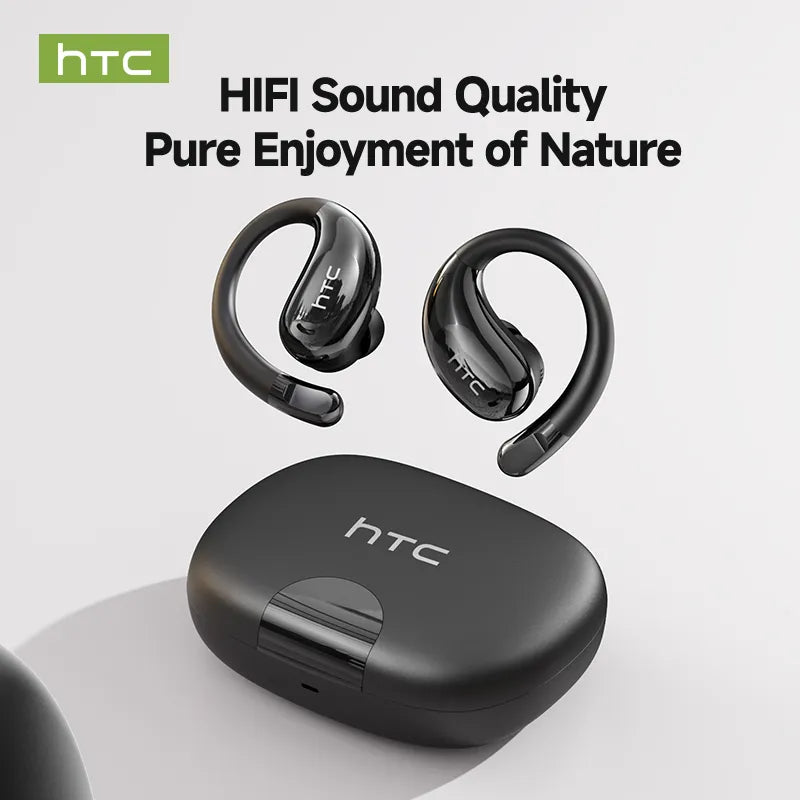 Auriculares inalámbricos HTC NE22 Bluetooth V6.0 TWS/OWS HD para llamadas, deportivos, con reducción de ruido y traductor.
