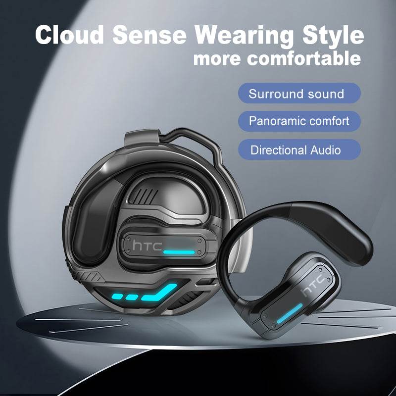 HTC NE02 OWS Bluetooth Headset: 360° Surround Sound, Open-Ear Comfort & Long Battery Life - HTCTOP