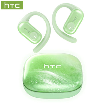 Écouteurs Bluetooth HTC NE10 ENC à réduction de bruit, casque lumineux, étanche IPX5