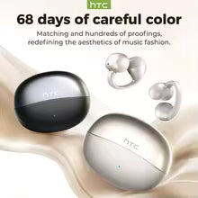 HTC NE56 Bluetooth V6.0 Earphones OWS Ear clip Sports Wireless Headphones Noise Reduction Calls Ultra-light Earclip Earbuds - HTCTOP