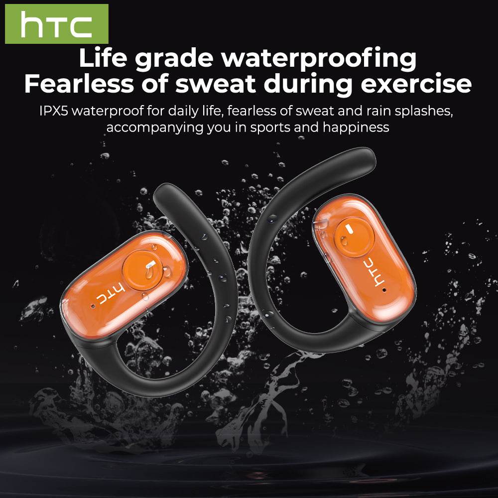 HTC NE10 Bluetooth Earbud ENC Noise Reduction Luminous Headphones IPX5 Waterproof Earphone - HTCTOP