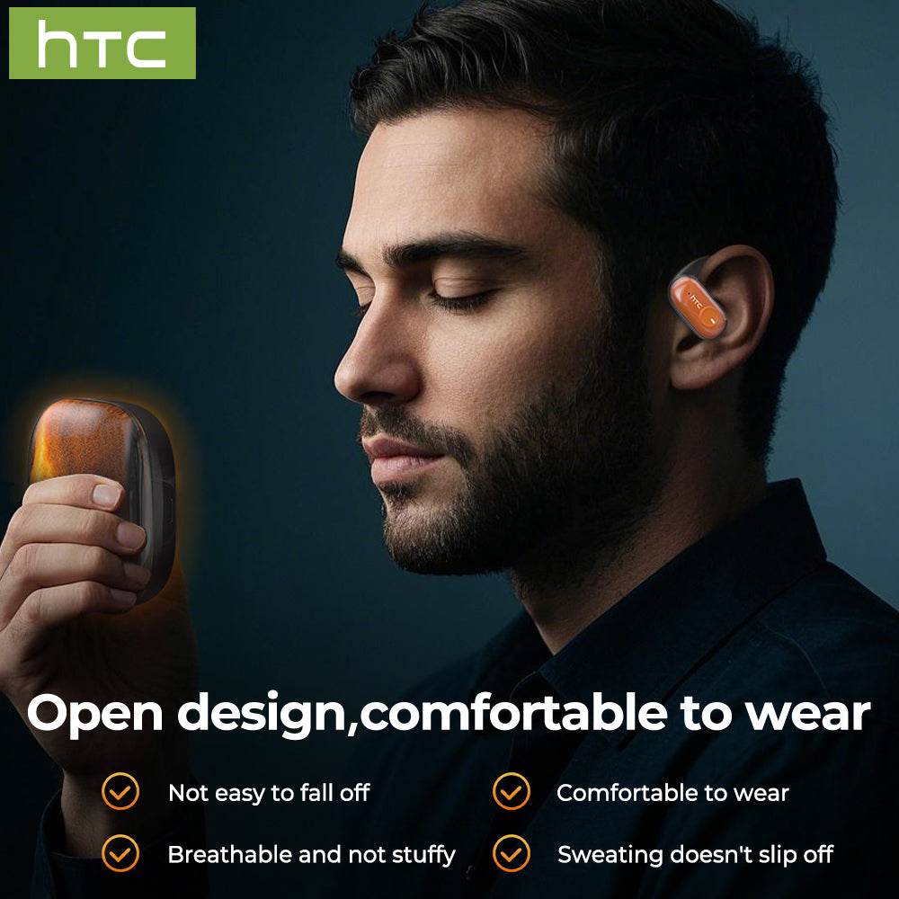 HTC NE10 Bluetooth Earbud ENC Noise Reduction Luminous Headphones IPX5 Waterproof Earphone - HTCTOP