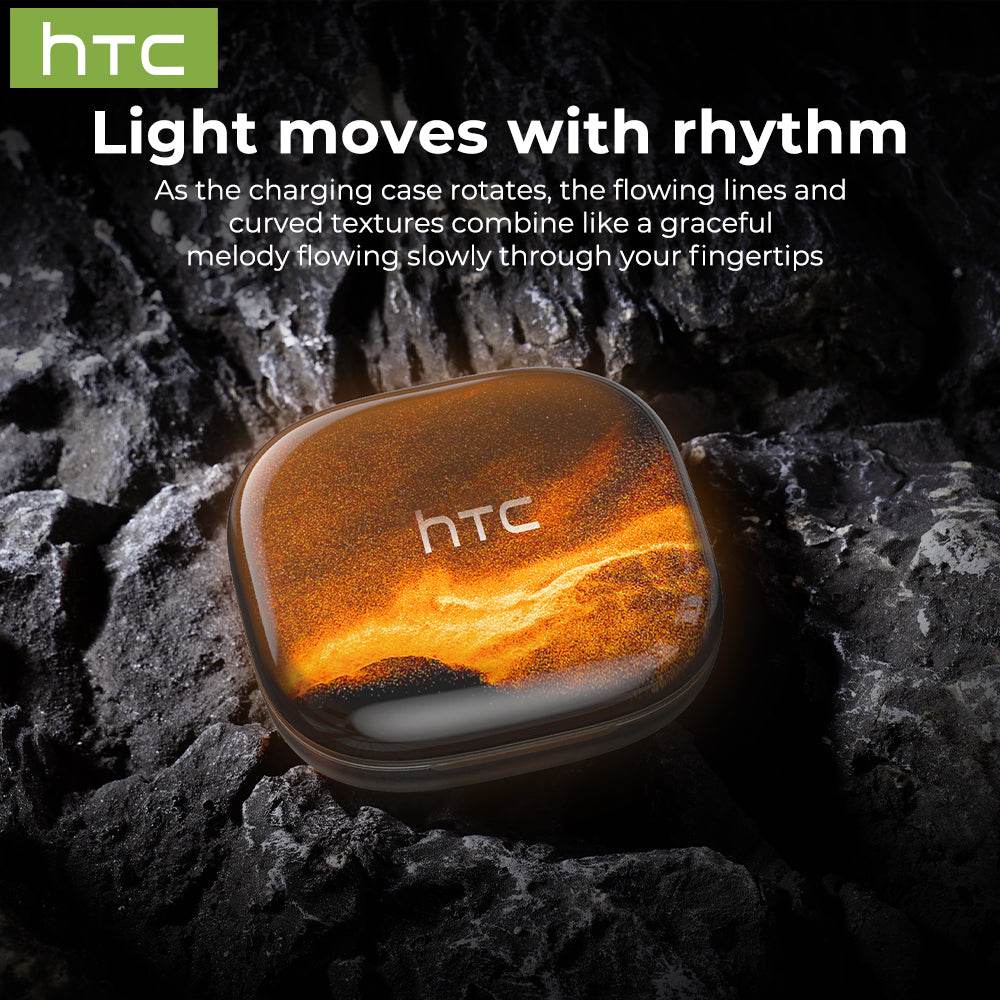 HTC NE10 Bluetooth Earbud ENC Noise Reduction Luminous Headphones IPX5 Waterproof Earphone - HTCTOP