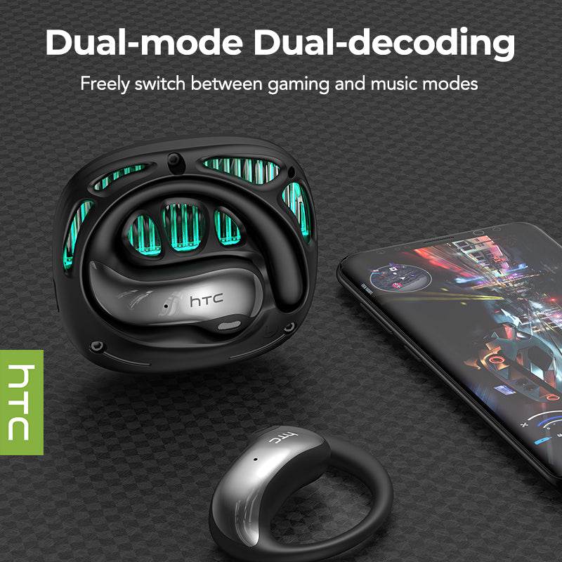 HTC NE30 Bluetooth V6.0 Earphones AI Translator Earbuds OWS Sports Headphones Music Stere HD Bass Wireless Headphones with Mic - HTCTOP