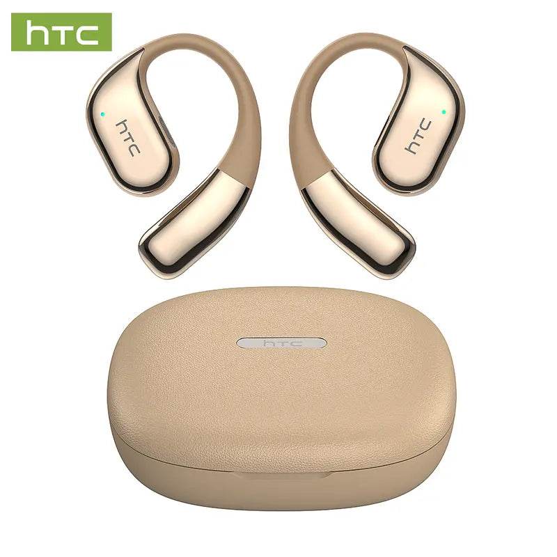 HTC NE39 OWS - Bluetooth headset (6.0), IPX5 waterproof, comes with a charging case, and a built-in microphone. Comfortable fit, excellent sound quality, and a three-month warranty! Perfect for work, exercise, study, and voice calls. - HTCTOP