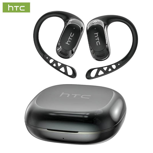 HTC NE28 Bluetooth V6.0 Earphones AI OWS Sports Headphones Wireless Headphones AI Translator Earbuds Mic Powerful Bass Longlife - HTCTOP