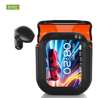 HTC NE20 Bluetooth 5.4 Earphones LED Display High Fidelity Waterproof Wireless Earphones | Suitable for Office, Sports, Study and Audio Calls | Built-in Microphone | Earphones - HTCTOP