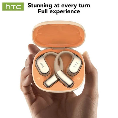 HTC NE39 OWS - Bluetooth headset (6.0), IPX5 waterproof, comes with a charging case, and a built-in microphone. Comfortable fit, excellent sound quality, and a three-month warranty! Perfect for work, exercise, study, and voice calls. - HTCTOP