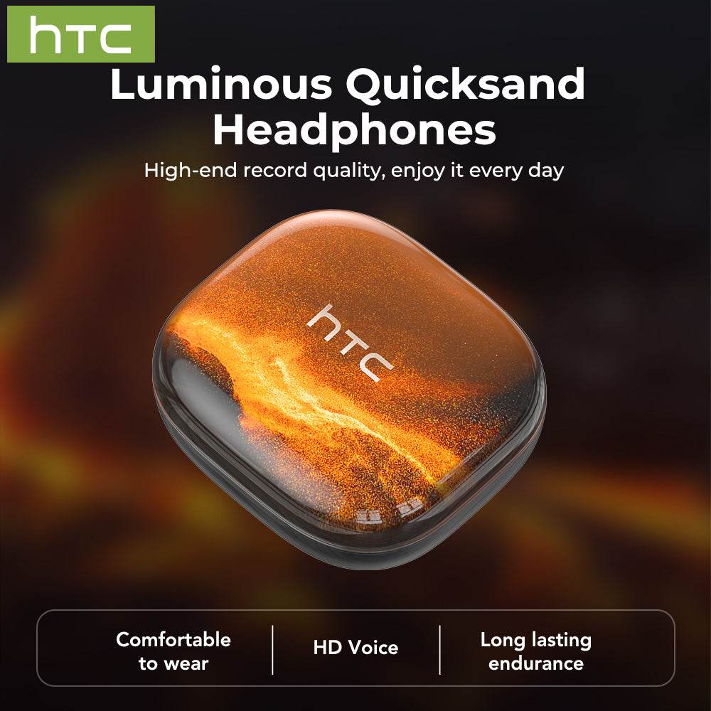HTC NE10 Bluetooth Earbud ENC Noise Reduction Luminous Headphones IPX5 Waterproof Earphone - HTCTOP