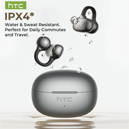 HTC NE55 Clip-On Bluetooth Earphones with AI Translation
