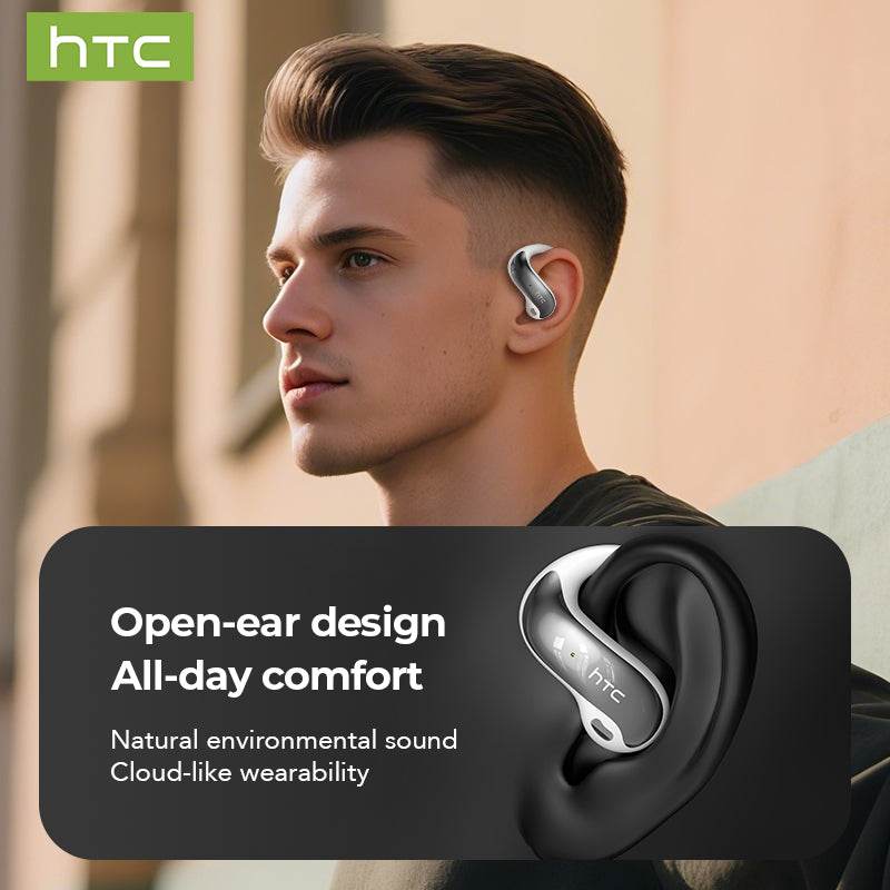 HTC NE30 Bluetooth V6.0 Earphones AI Translator Earbuds OWS Sports Headphones Music Stere HD Bass Wireless Headphones with Mic - HTCTOP