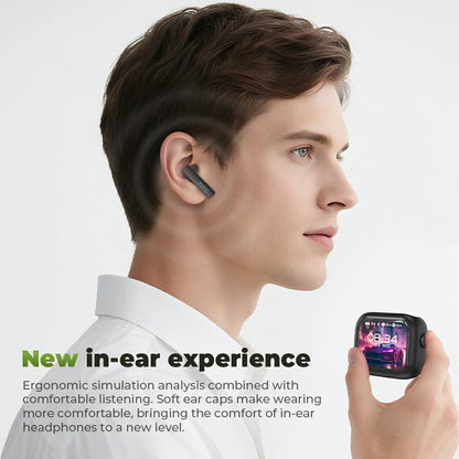 HTC NE40 Bluetooth 6.0 Wireless Earbuds with LED Display