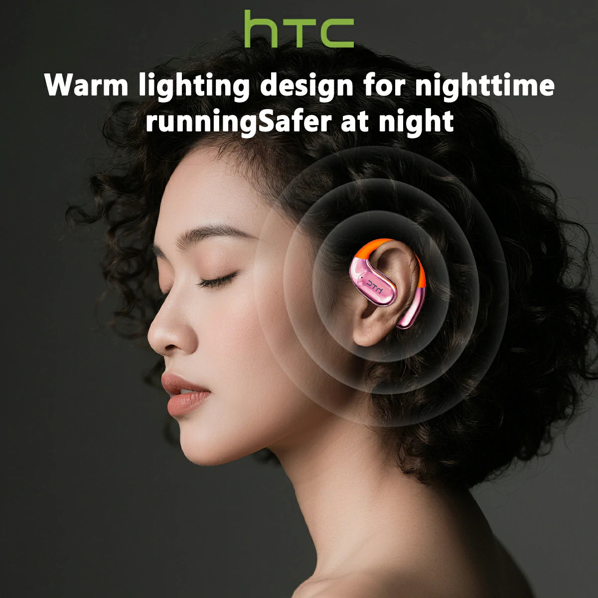 Auriculares inalámbricos HTC NE36 6.0 con Bluetooth y cancelación de ruido. Alta fidelidad, sonido HIFI, resistentes al agua. Ideales para oficina, deportes, estudio y llamadas. Micrófono integrado.
