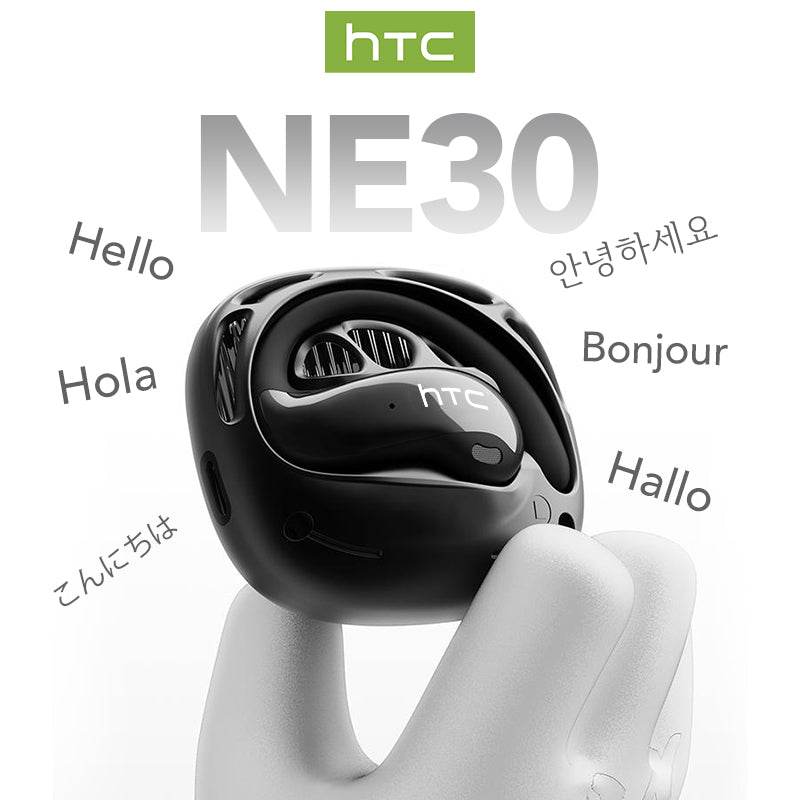 HTC NE30 Bluetooth V6.0 Earphones AI Translator Earbuds OWS Sports Headphones Music Stere HD Bass Wireless Headphones with Mic - HTCTOP