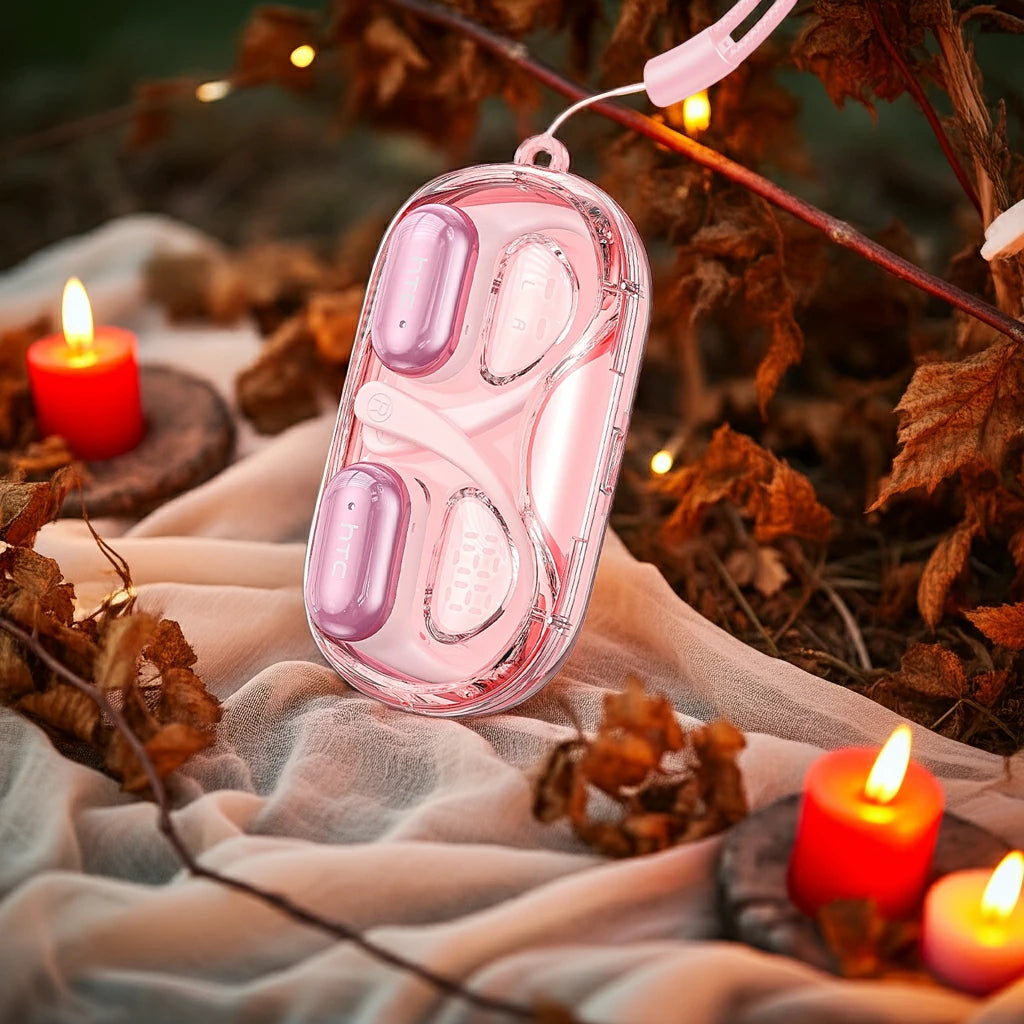 HTC NE37 Open-Ear Bluetooth AI Earbuds