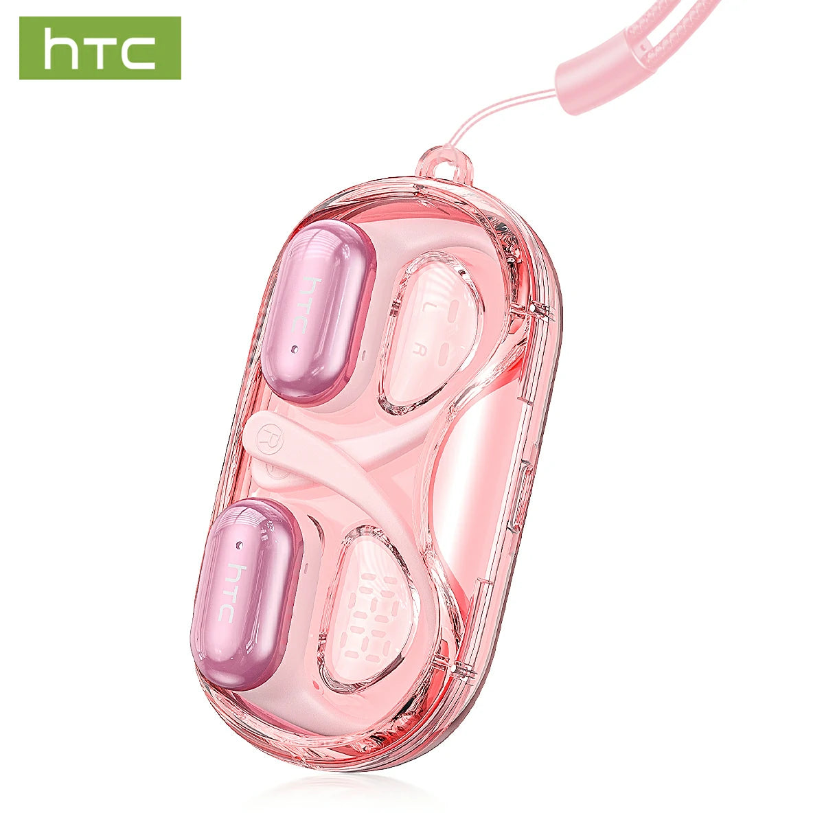 Écouteurs sans fil Bluetooth V6.0 IA HTC NE37 OWS Sports, écouteurs intra-auriculaires avec microphone, basses puissantes et longue durée de vie