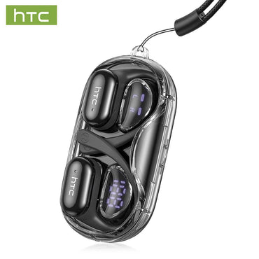 HTC NE37 Bluetooth V6.0 AI Earphones OWS Sports Wireless Headphones Open-Ear Translator Earbuds with Mic Powerful Bass Longlife - HTCTOP