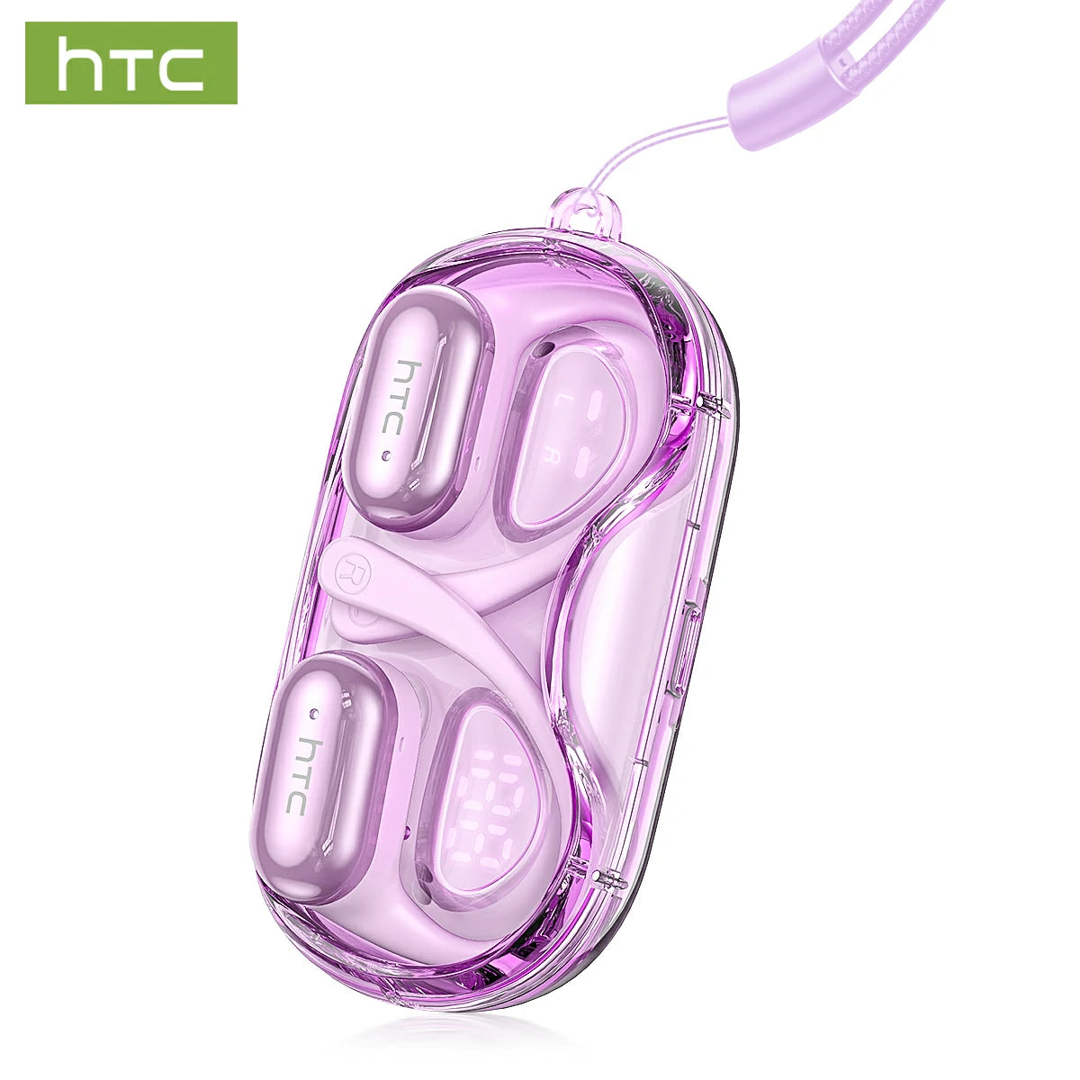 Écouteurs sans fil Bluetooth V6.0 IA HTC NE37 OWS Sports, écouteurs intra-auriculaires avec microphone, basses puissantes et longue durée de vie