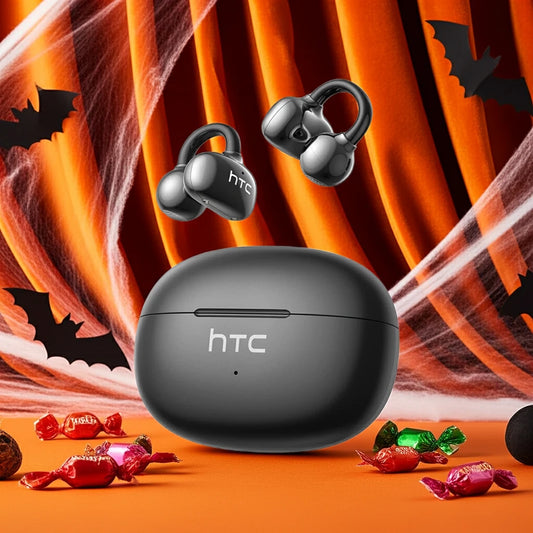 HTC NE55 Clip-On Bluetooth Earphones with AI Translation