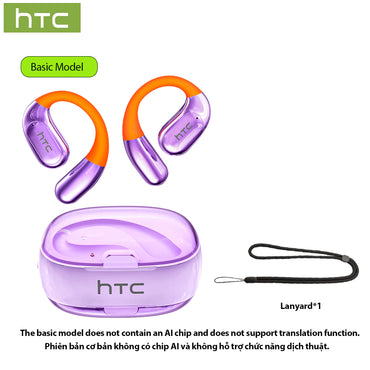 HTC NE36 Wireless 6.0 audifonos bluetooth noise cancelling headphones High Fidelity Waterproof HIFI Sound Quality | Suitable for Office, Sports, Study and Audio Calls | Built-in Microphone | Earphones