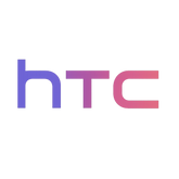 透明背景紫粉渐变HTC Logo